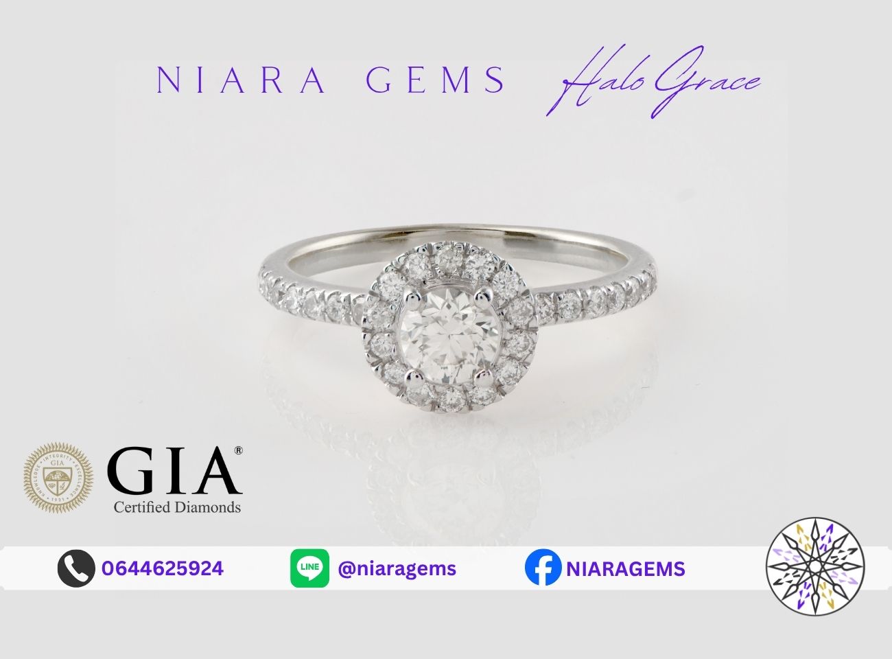 Halo Grace Ring Front